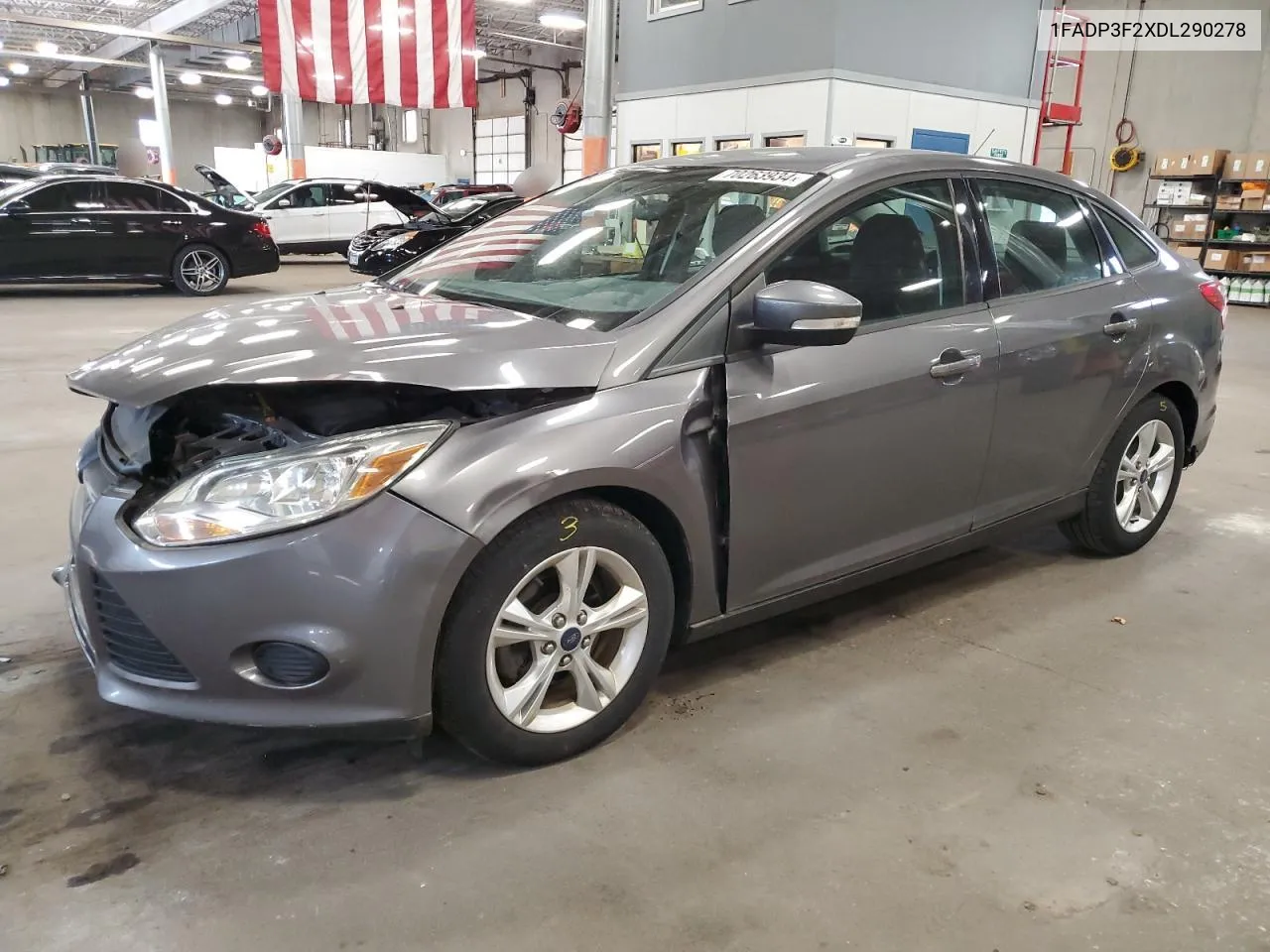 2013 Ford Focus Se VIN: 1FADP3F2XDL290278 Lot: 70263934