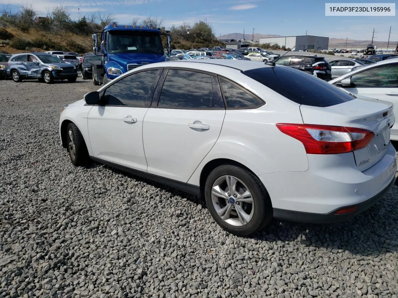 2013 Ford Focus Se VIN: 1FADP3F23DL195996 Lot: 70390694