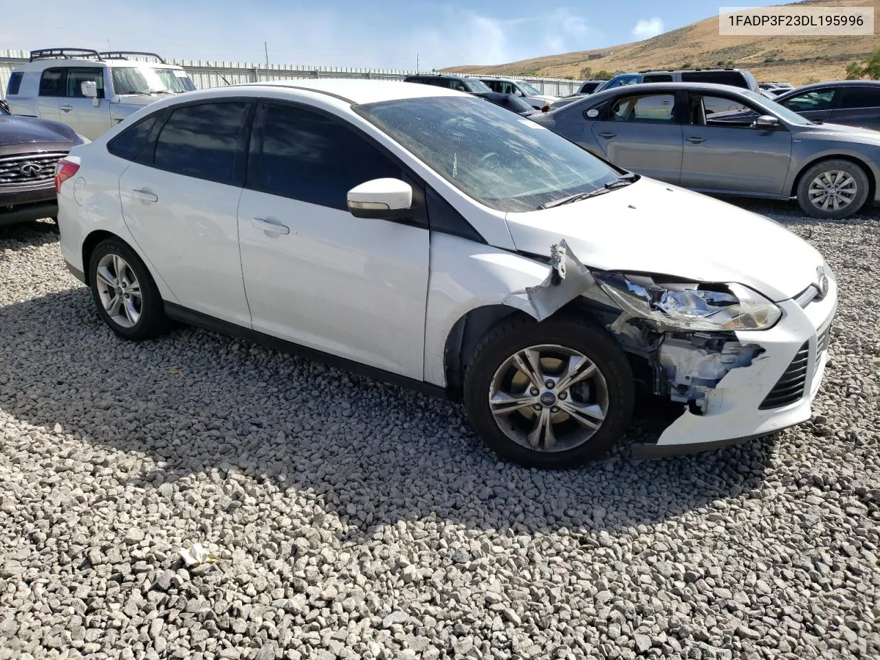 2013 Ford Focus Se VIN: 1FADP3F23DL195996 Lot: 70390694