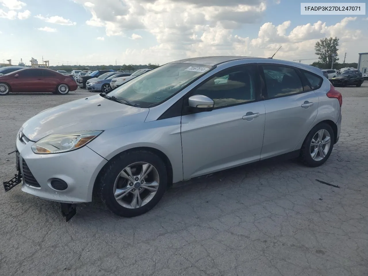 2013 Ford Focus Se VIN: 1FADP3K27DL247071 Lot: 70597814