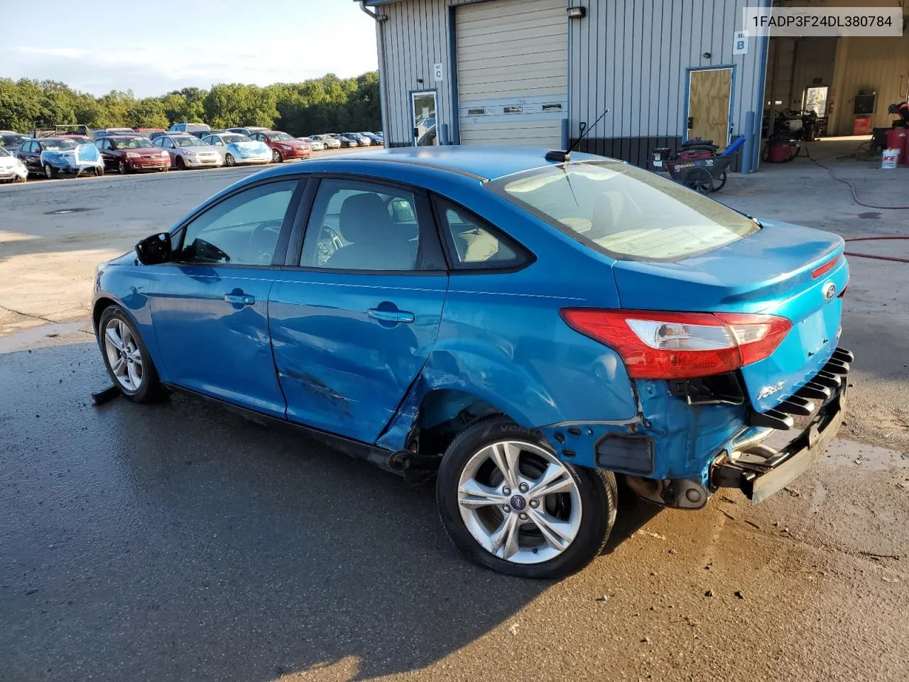 2013 Ford Focus Se VIN: 1FADP3F24DL380784 Lot: 70603024