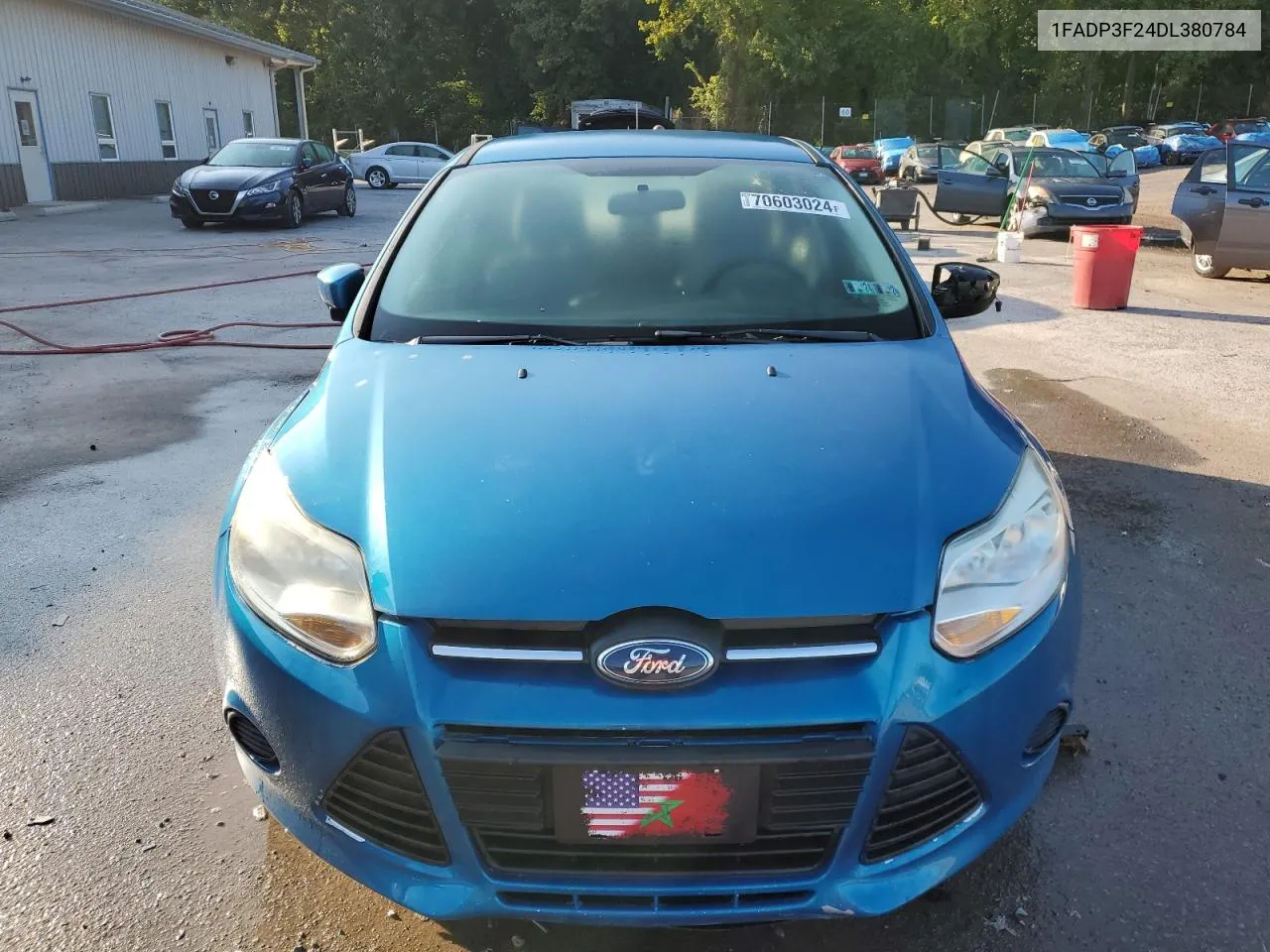 2013 Ford Focus Se VIN: 1FADP3F24DL380784 Lot: 70603024