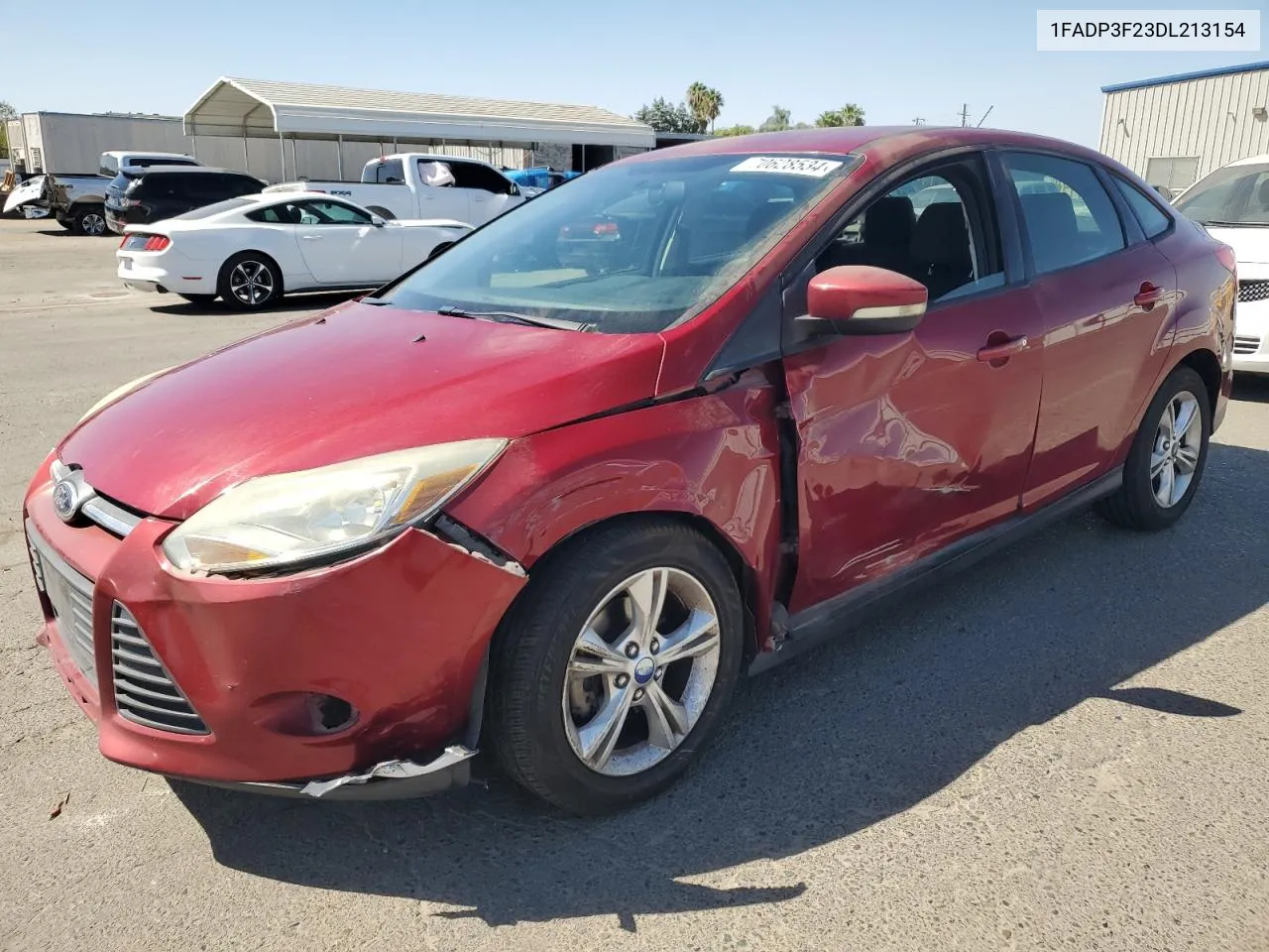 2013 Ford Focus Se VIN: 1FADP3F23DL213154 Lot: 70628534