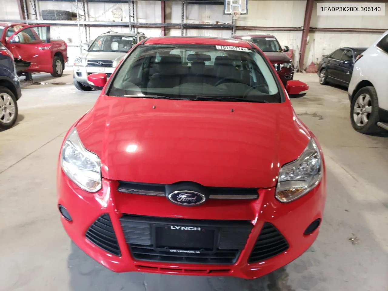 2013 Ford Focus Se VIN: 1FADP3K20DL306140 Lot: 70790774