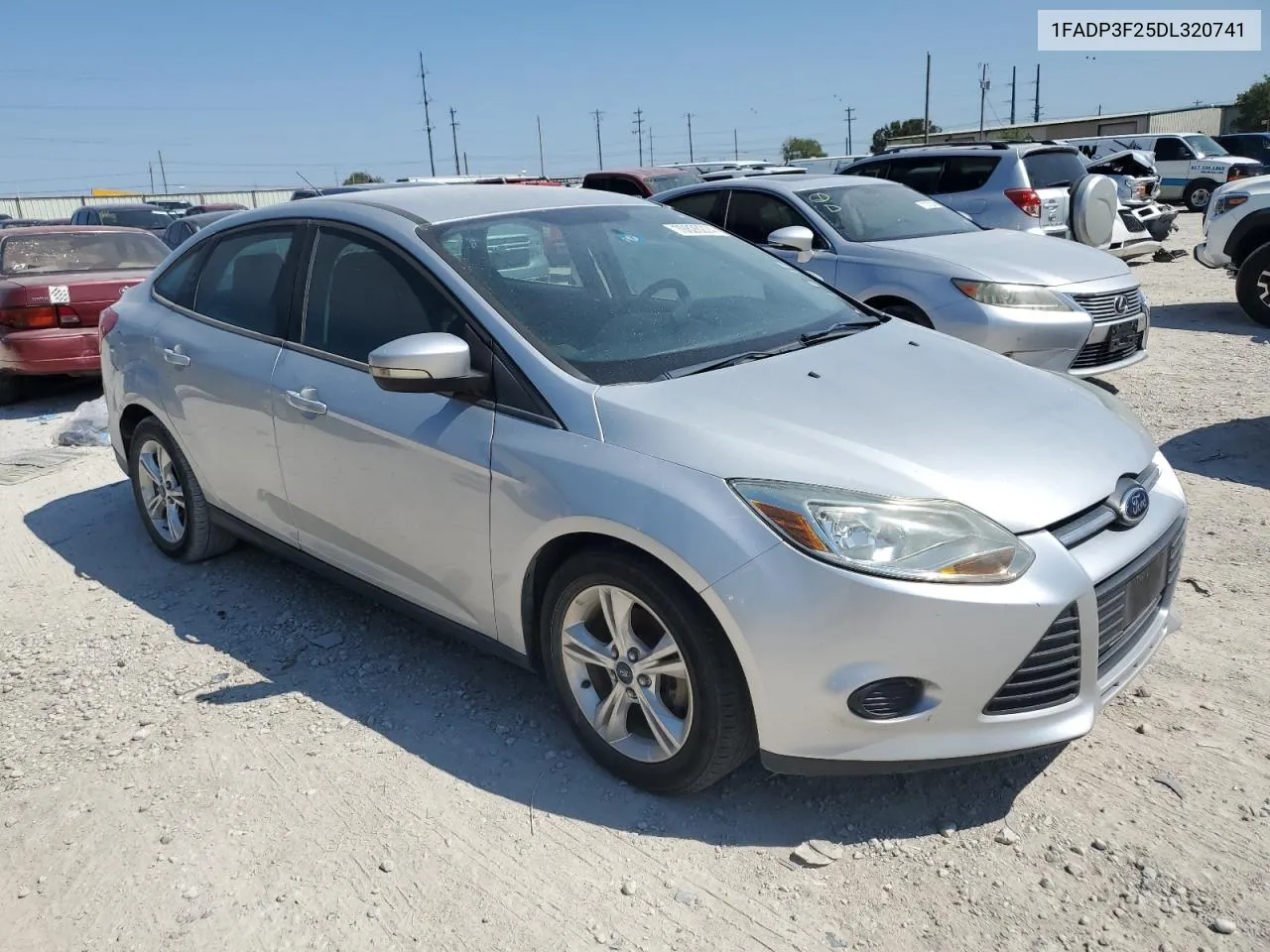 2013 Ford Focus Se VIN: 1FADP3F25DL320741 Lot: 70826274