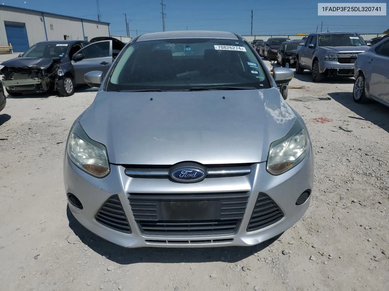 2013 Ford Focus Se VIN: 1FADP3F25DL320741 Lot: 70826274