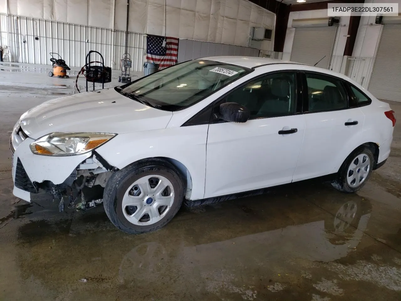 2013 Ford Focus S VIN: 1FADP3E22DL307561 Lot: 70857314