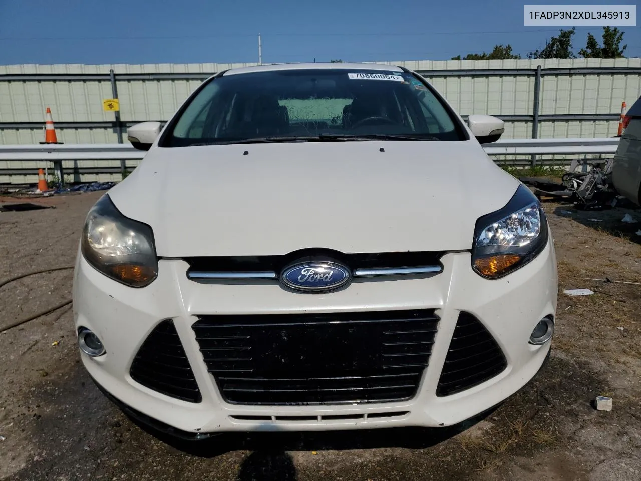 2013 Ford Focus Titanium VIN: 1FADP3N2XDL345913 Lot: 70860064