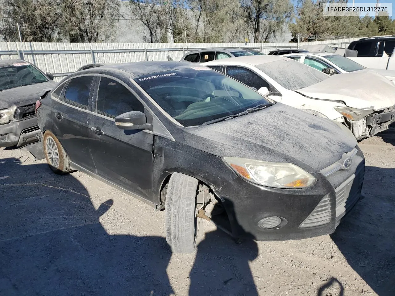 2013 Ford Focus Se VIN: 1FADP3F26DL312776 Lot: 70918694