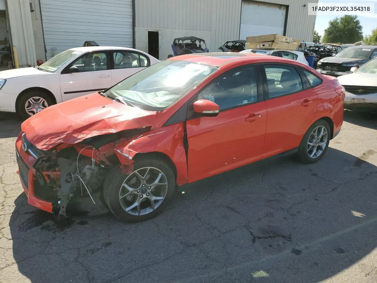 2013 Ford Focus Se VIN: 1FADP3F2XDL354318 Lot: 71016954