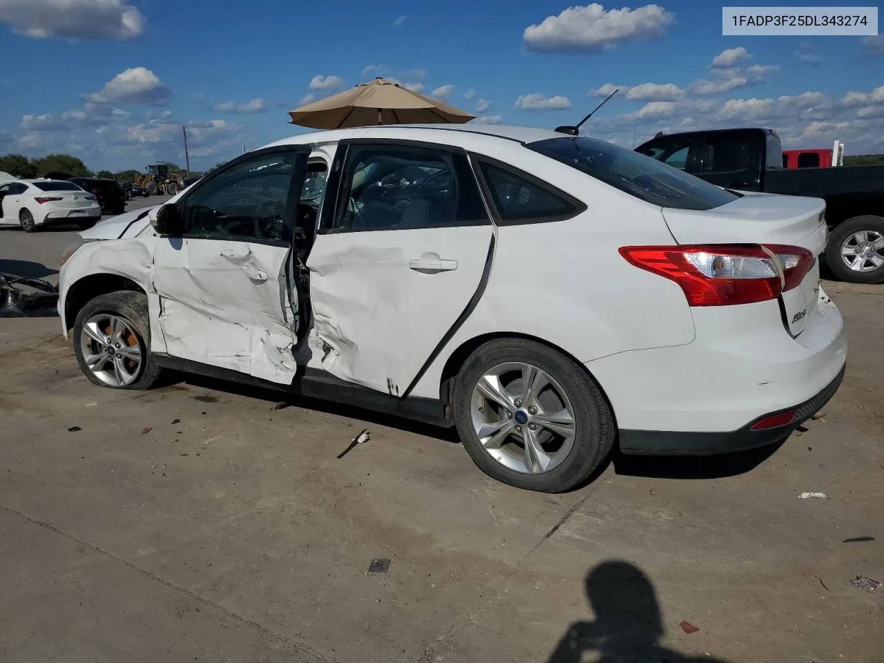 2013 Ford Focus Se VIN: 1FADP3F25DL343274 Lot: 71304244