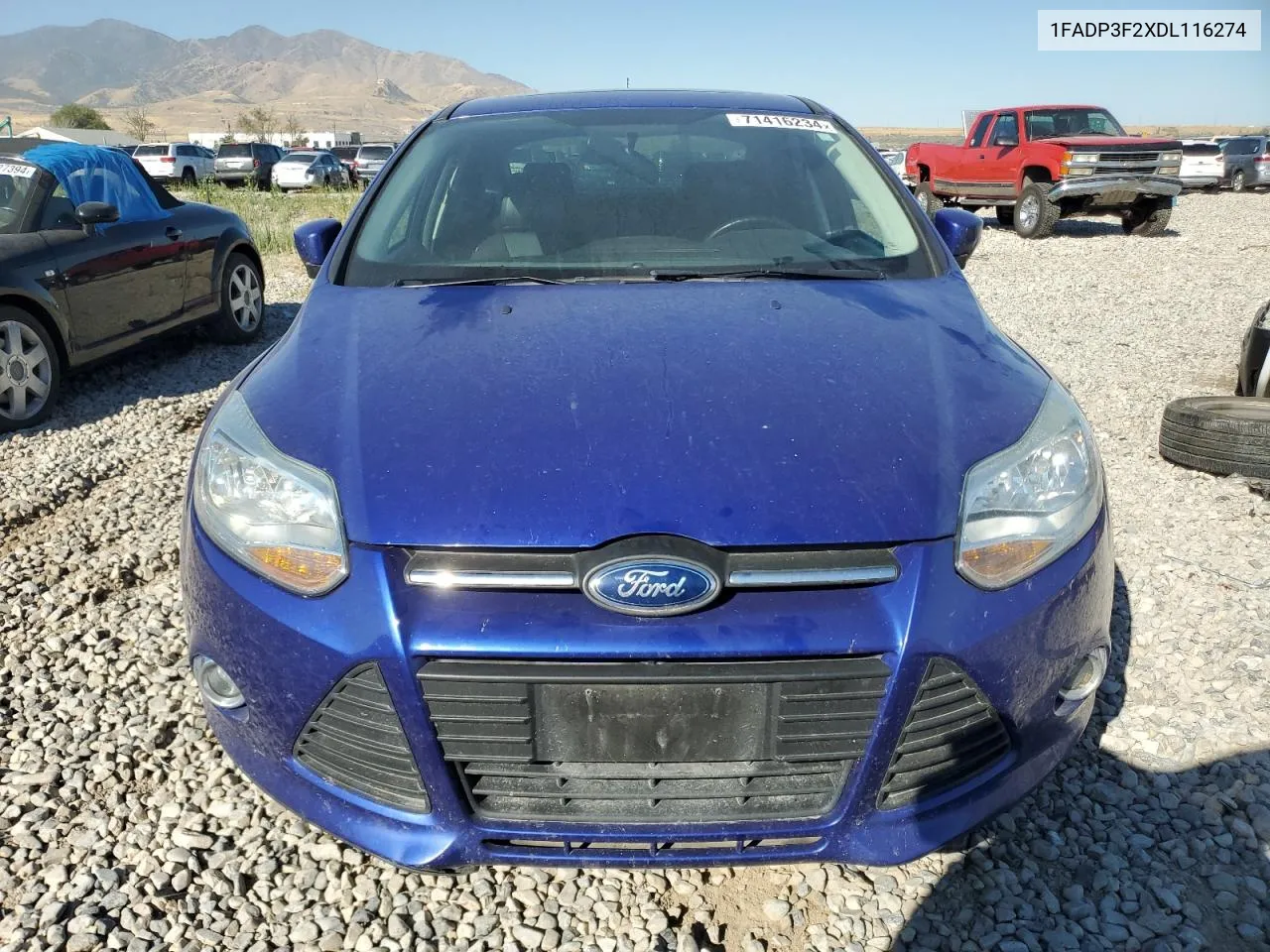 2013 Ford Focus Se VIN: 1FADP3F2XDL116274 Lot: 71416234