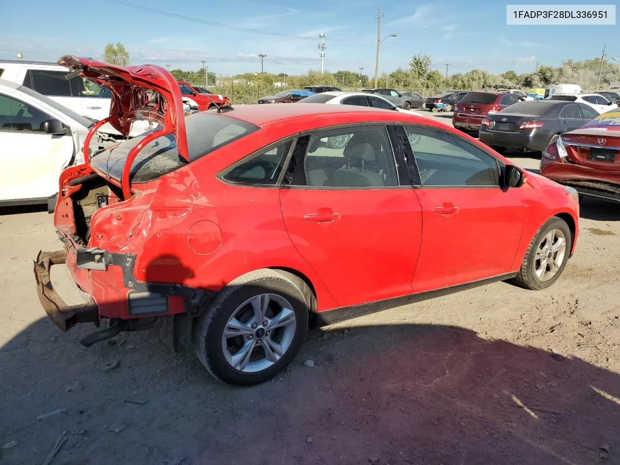 2013 Ford Focus Se VIN: 1FADP3F28DL336951 Lot: 71447044