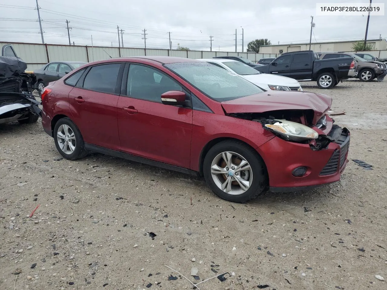 2013 Ford Focus Se VIN: 1FADP3F28DL226319 Lot: 71493494