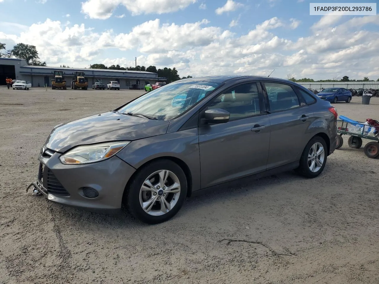 2013 Ford Focus Se VIN: 1FADP3F20DL293786 Lot: 71531104