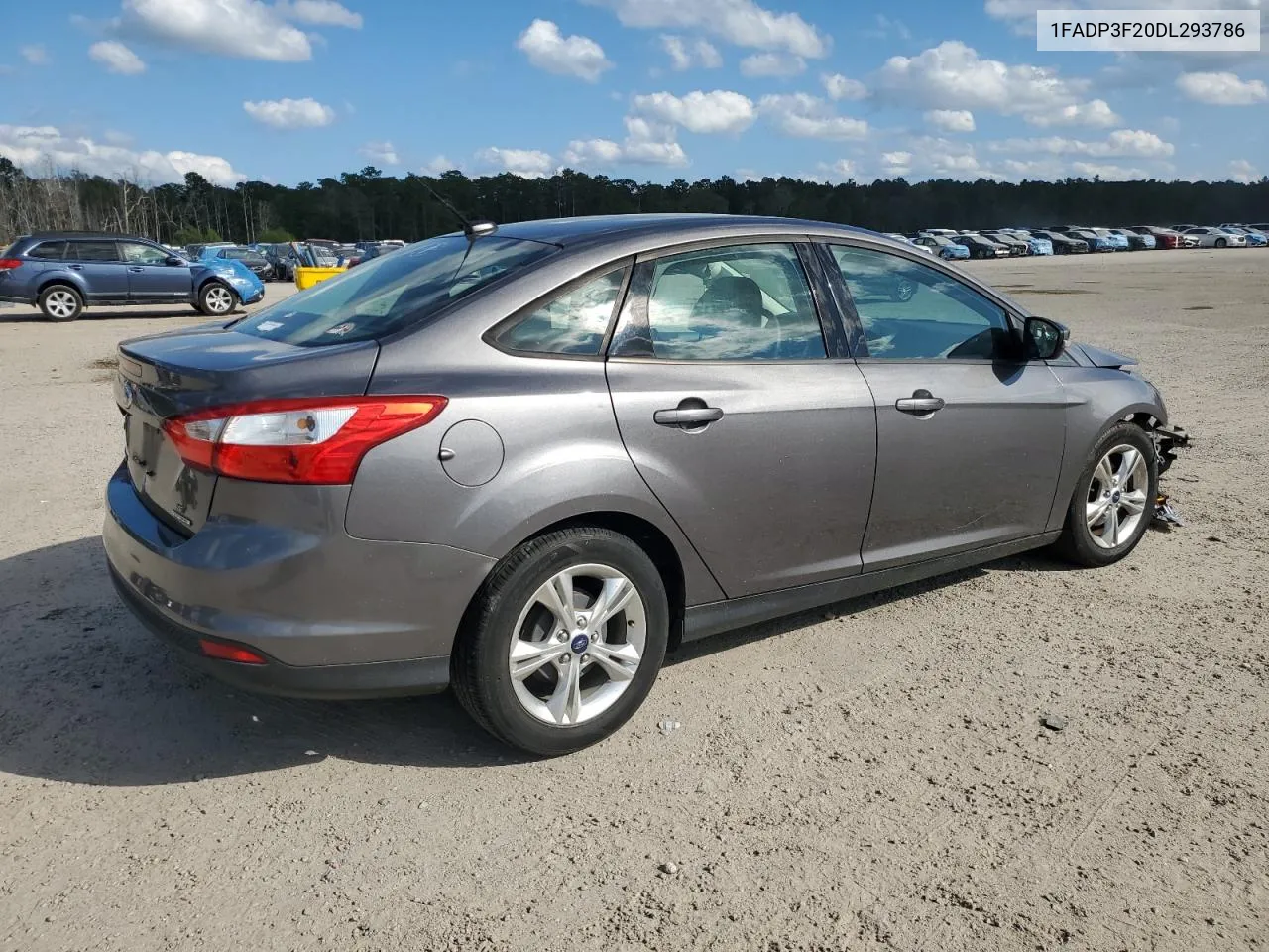 2013 Ford Focus Se VIN: 1FADP3F20DL293786 Lot: 71531104