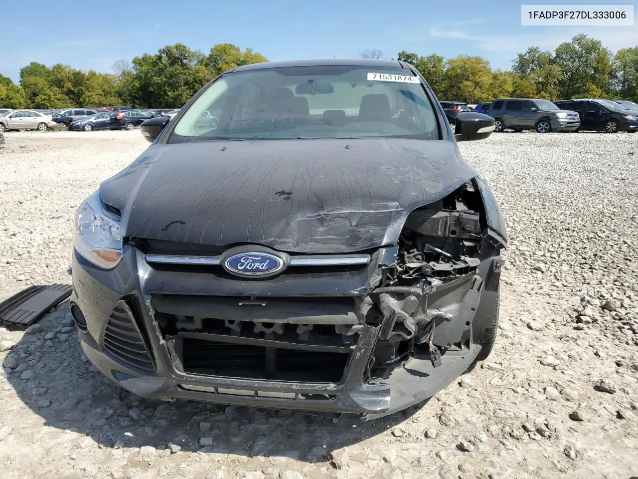 2013 Ford Focus Se VIN: 1FADP3F27DL333006 Lot: 71531874