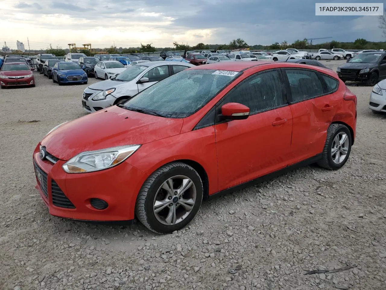 2013 Ford Focus Se VIN: 1FADP3K29DL345177 Lot: 71613704