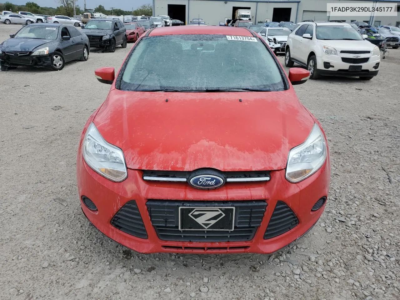 2013 Ford Focus Se VIN: 1FADP3K29DL345177 Lot: 71613704