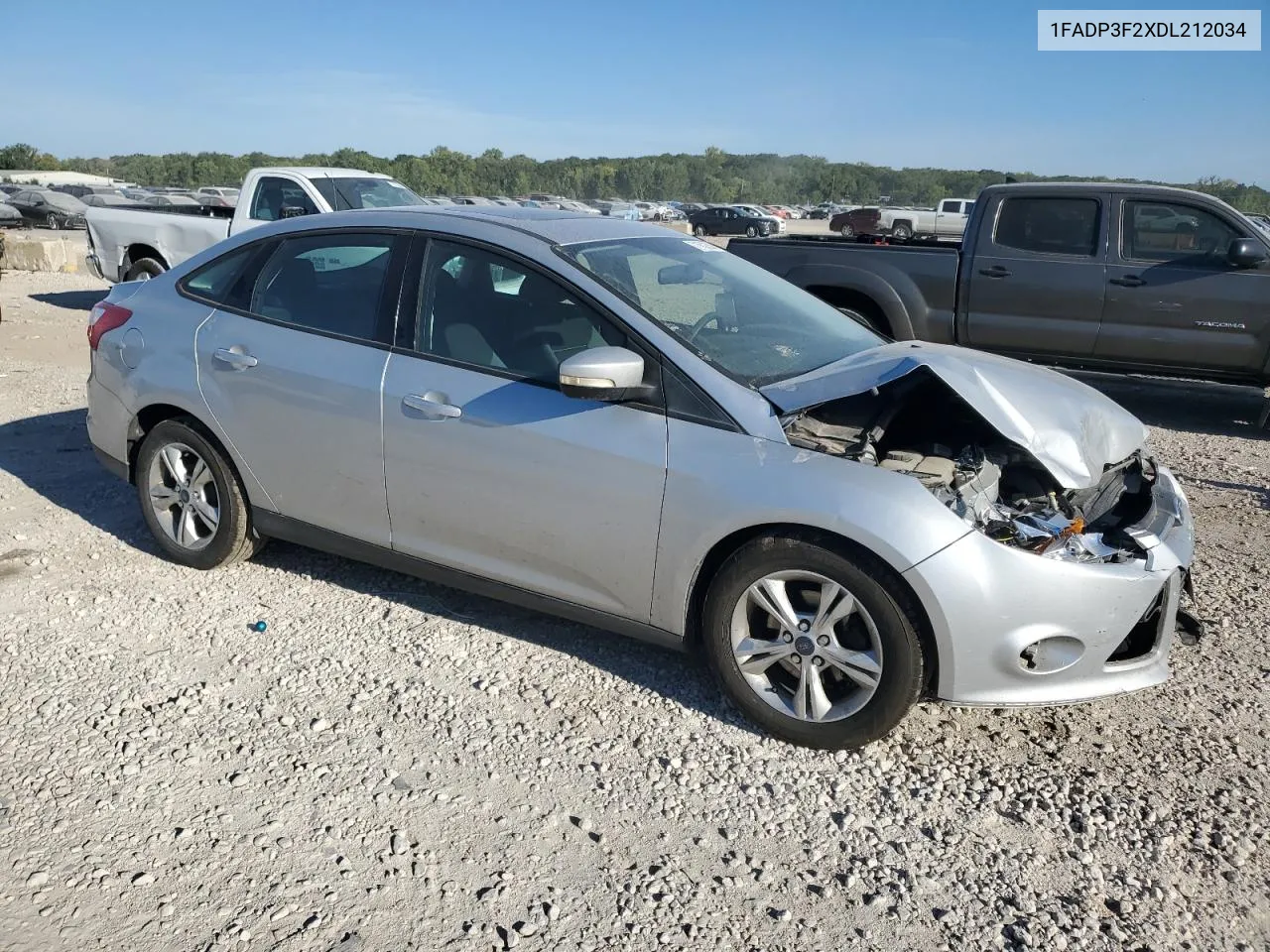 2013 Ford Focus Se VIN: 1FADP3F2XDL212034 Lot: 71632504