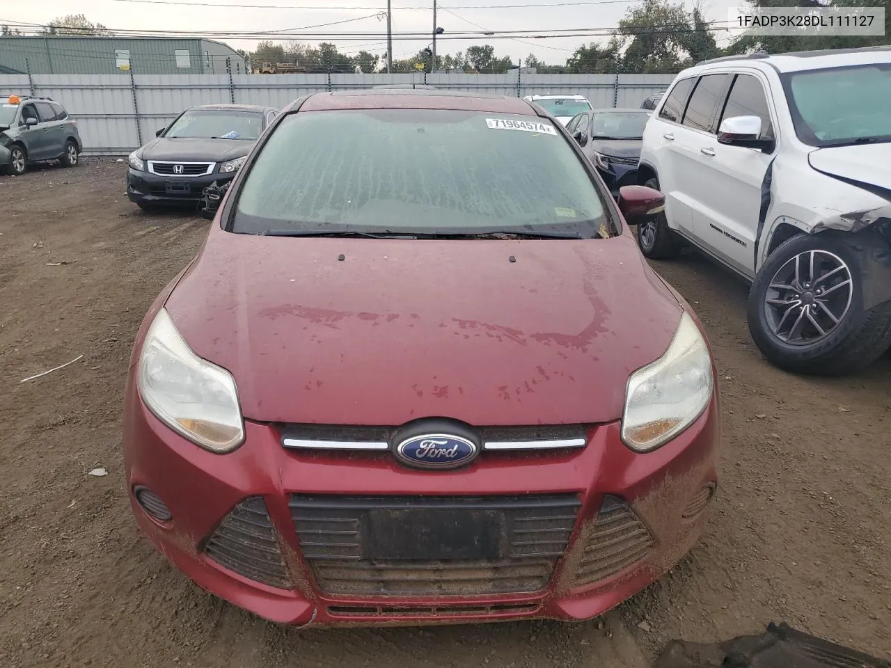 2013 Ford Focus Se VIN: 1FADP3K28DL111127 Lot: 71964574