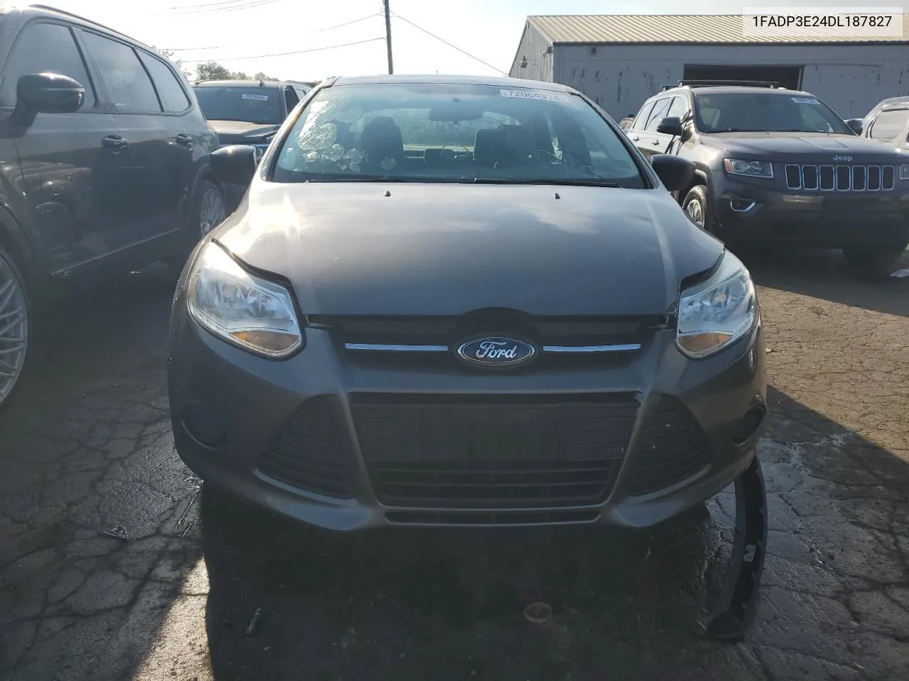 2013 Ford Focus S VIN: 1FADP3E24DL187827 Lot: 72064914