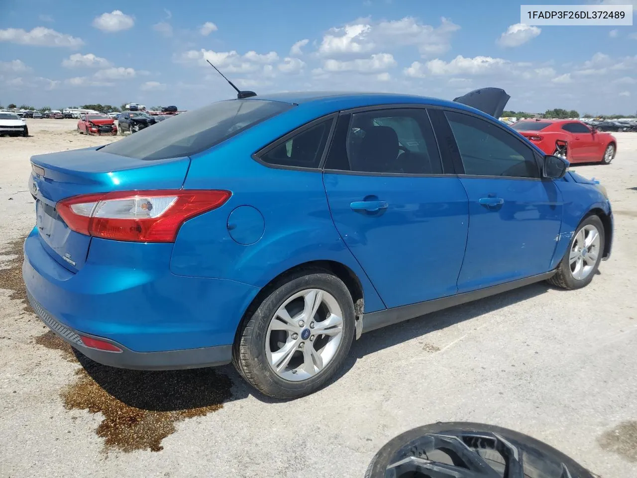 2013 Ford Focus Se VIN: 1FADP3F26DL372489 Lot: 72087574