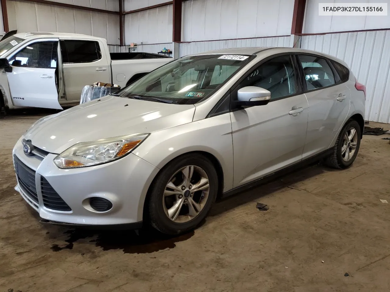 2013 Ford Focus Se VIN: 1FADP3K27DL155166 Lot: 72172114