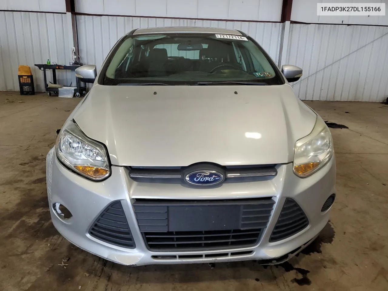 2013 Ford Focus Se VIN: 1FADP3K27DL155166 Lot: 72172114