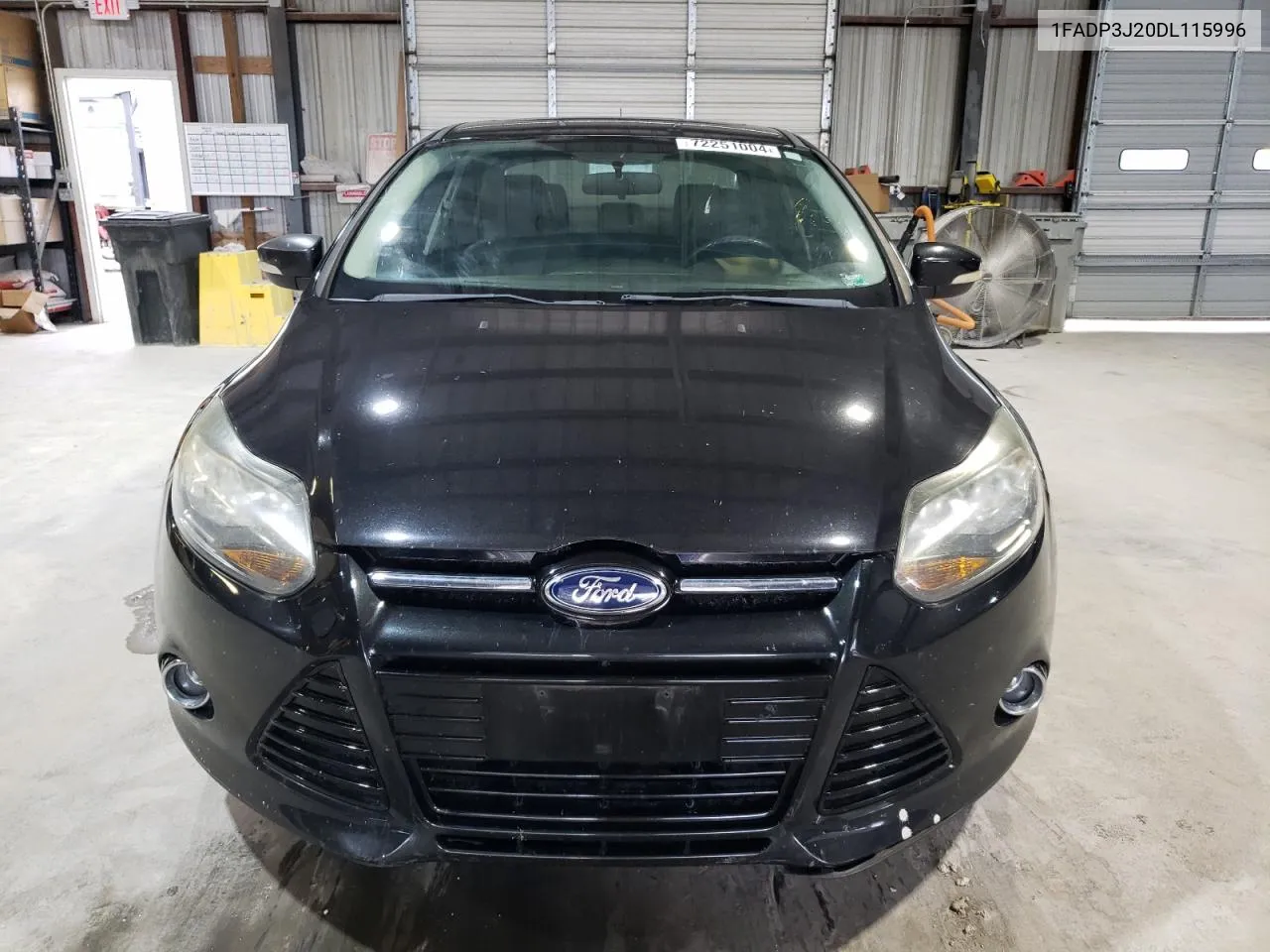 2013 Ford Focus Titanium VIN: 1FADP3J20DL115996 Lot: 72251004