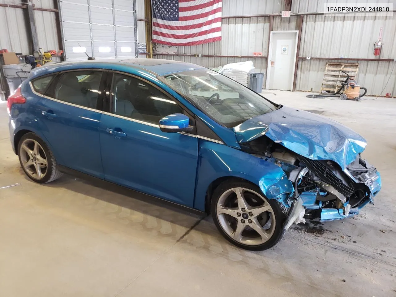 2013 Ford Focus Titanium VIN: 1FADP3N2XDL244810 Lot: 72256034