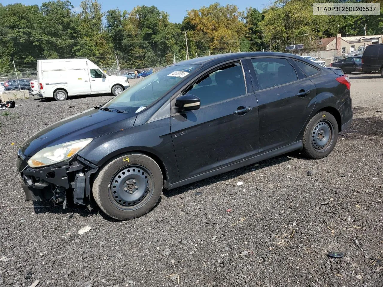 2013 Ford Focus Se VIN: 1FADP3F26DL206537 Lot: 72506394