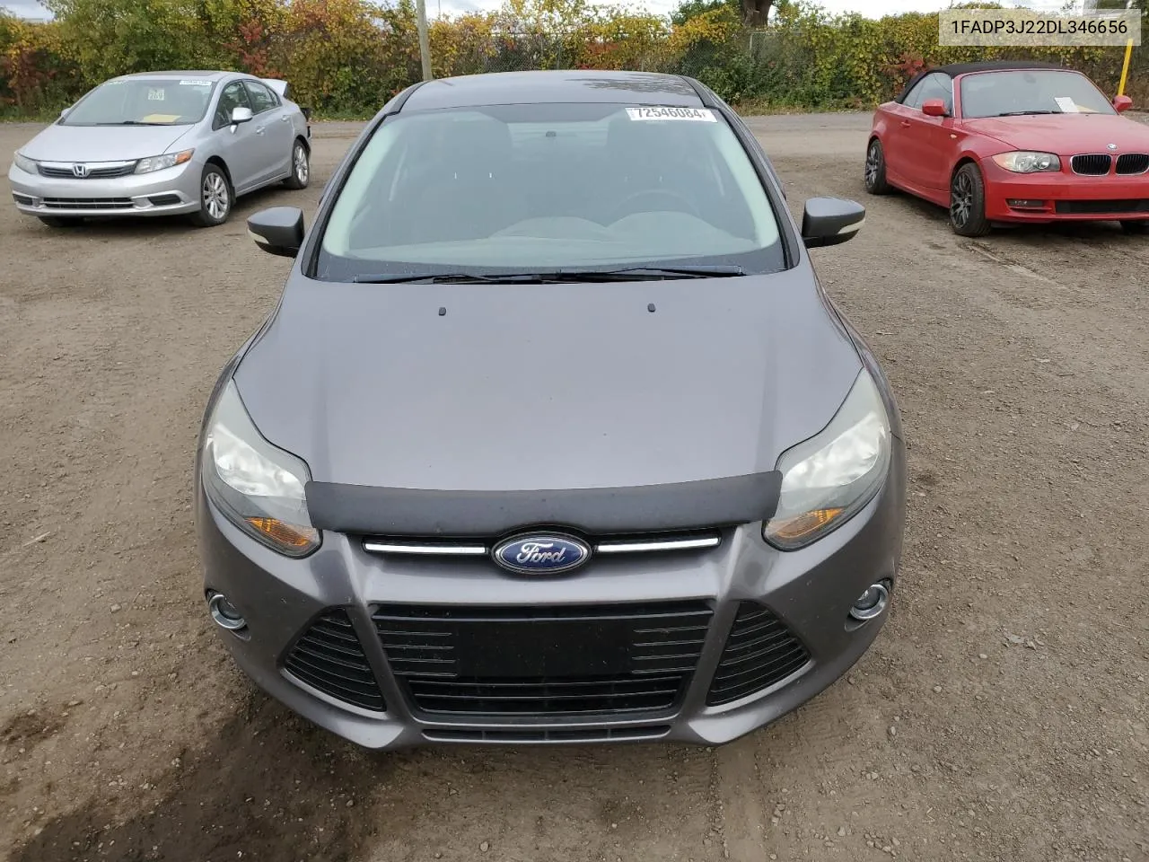 2013 Ford Focus Titanium VIN: 1FADP3J22DL346656 Lot: 72546084