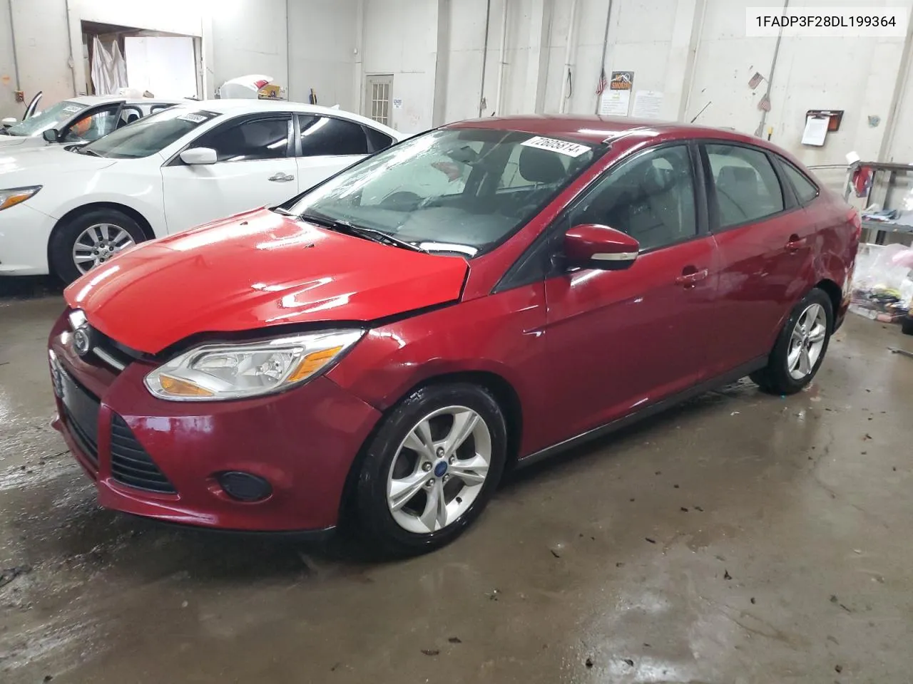 2013 Ford Focus Se VIN: 1FADP3F28DL199364 Lot: 72605814