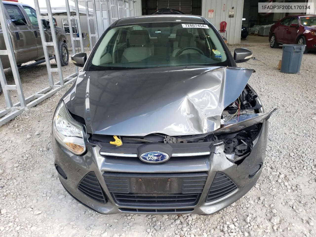 2013 Ford Focus Se VIN: 1FADP3F20DL170134 Lot: 72807454