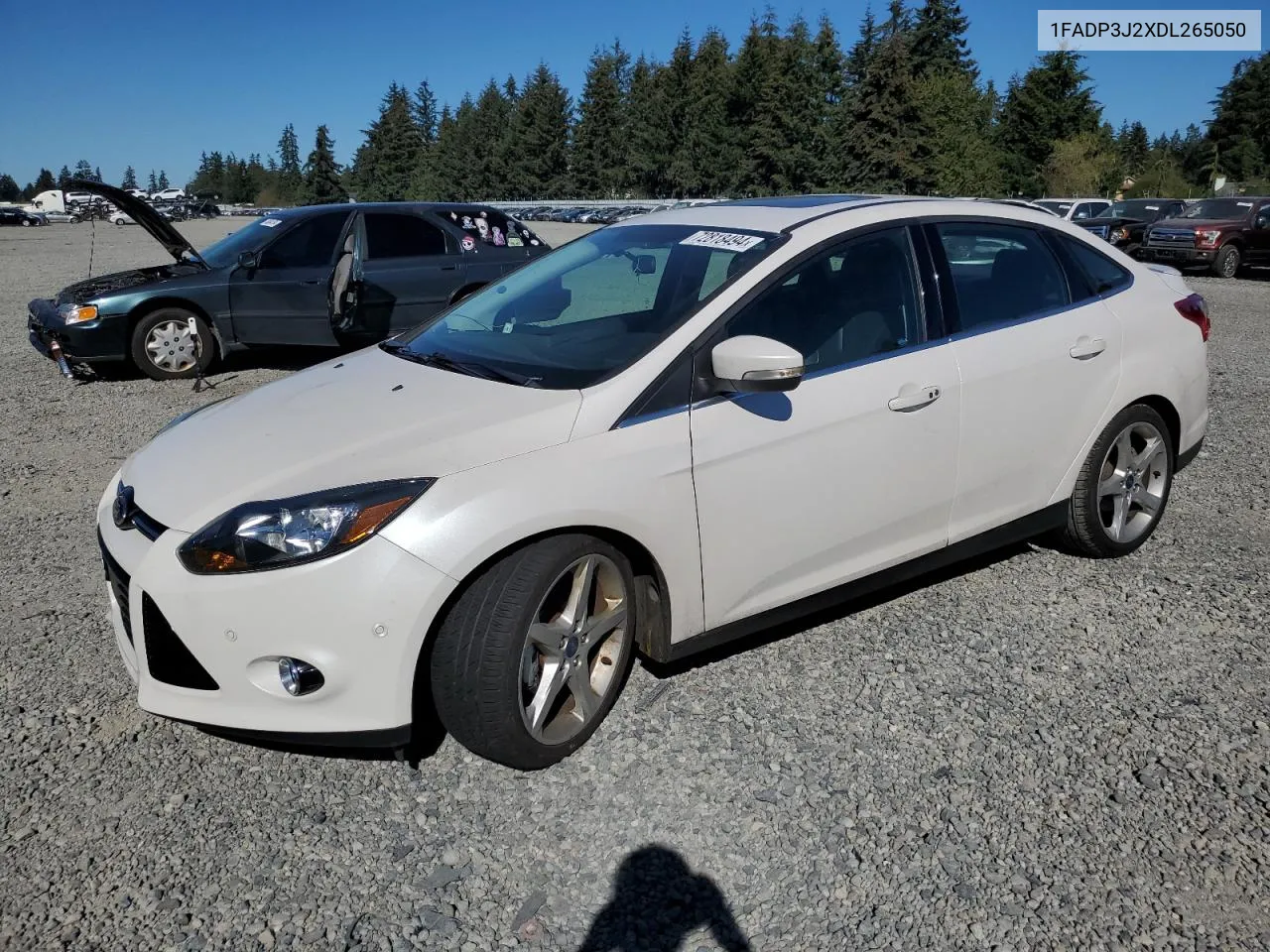 2013 Ford Focus Titanium VIN: 1FADP3J2XDL265050 Lot: 72818494