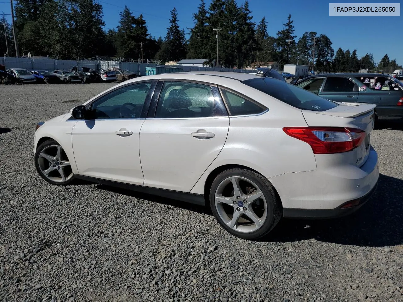 2013 Ford Focus Titanium VIN: 1FADP3J2XDL265050 Lot: 72818494