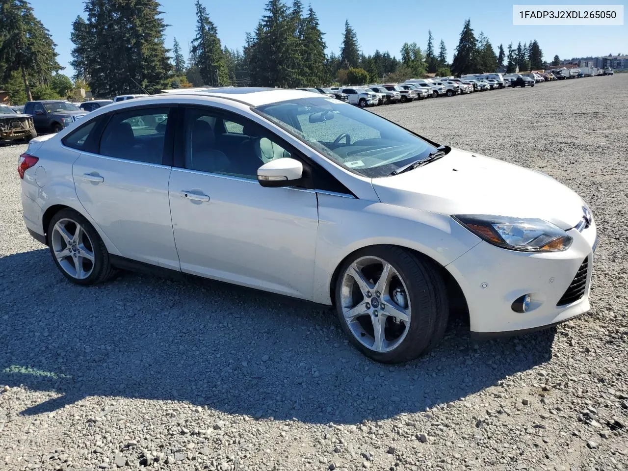 2013 Ford Focus Titanium VIN: 1FADP3J2XDL265050 Lot: 72818494