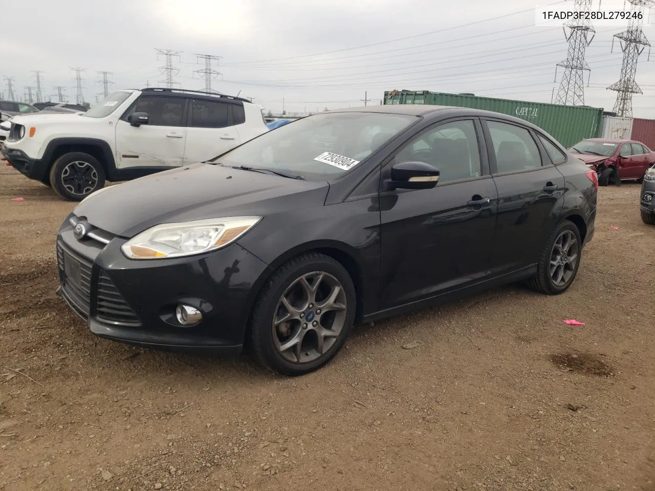 2013 Ford Focus Se VIN: 1FADP3F28DL279246 Lot: 72930904