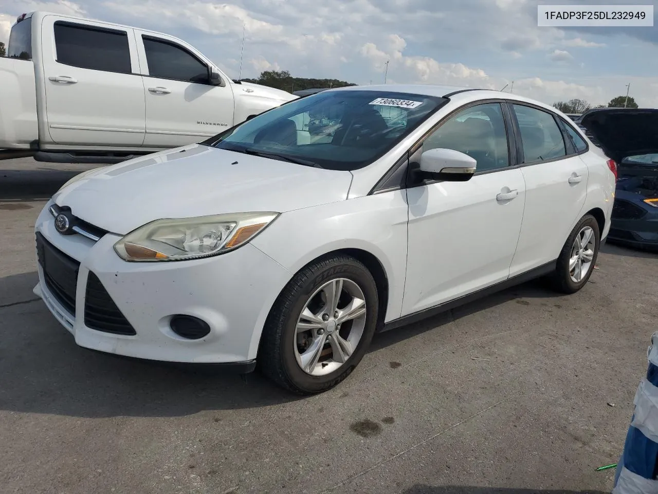 2013 Ford Focus Se VIN: 1FADP3F25DL232949 Lot: 73060334