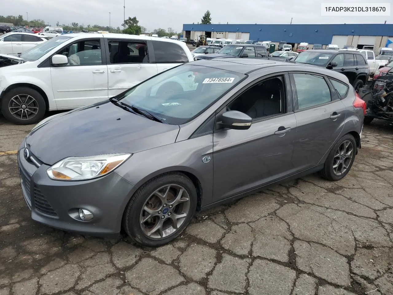 2013 Ford Focus Se VIN: 1FADP3K21DL318670 Lot: 73478584