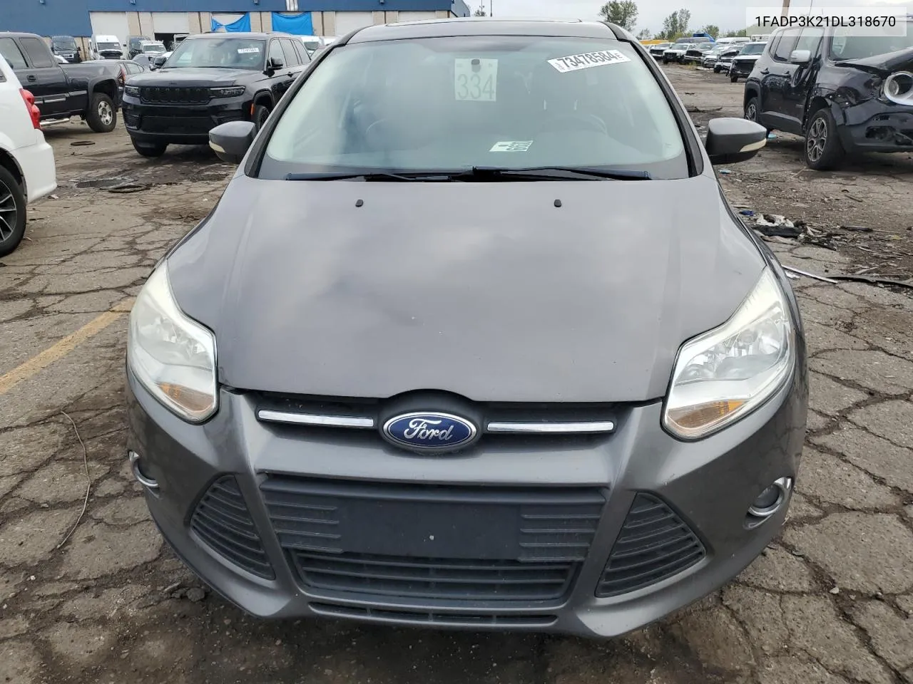 2013 Ford Focus Se VIN: 1FADP3K21DL318670 Lot: 73478584