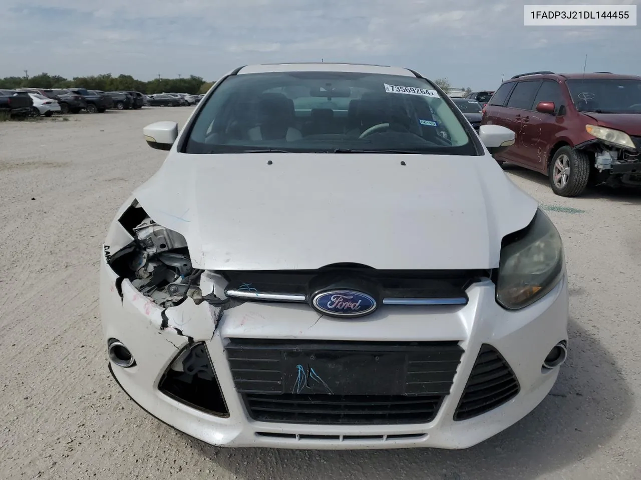 2013 Ford Focus Titanium VIN: 1FADP3J21DL144455 Lot: 73569264