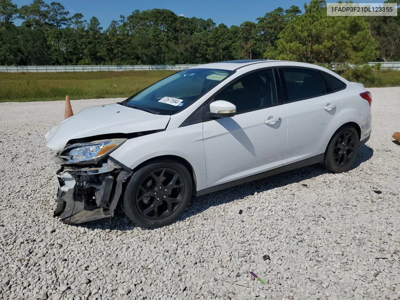 2013 Ford Focus Se VIN: 1FADP3F21DL123355 Lot: 73571584