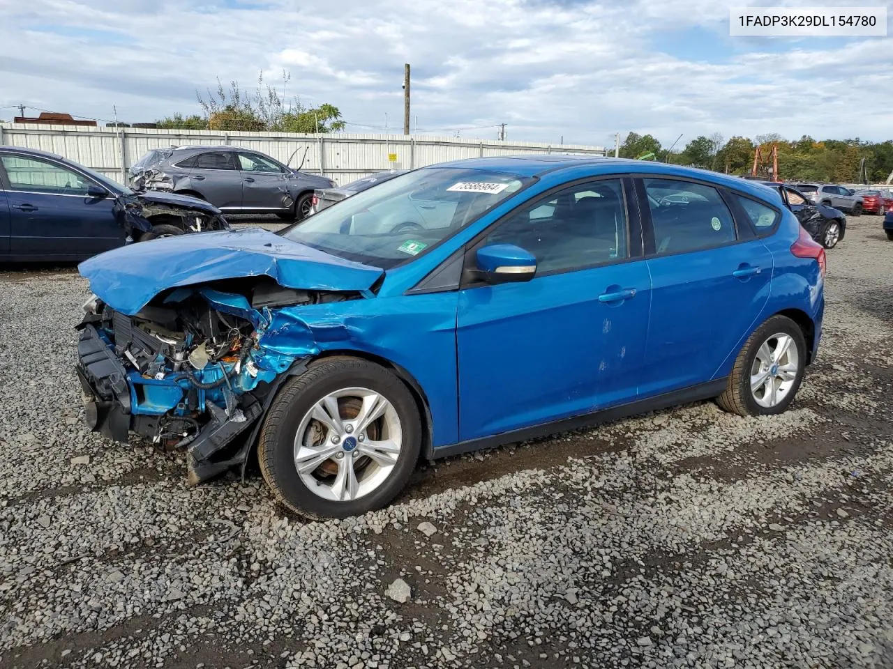 2013 Ford Focus Se VIN: 1FADP3K29DL154780 Lot: 73586984