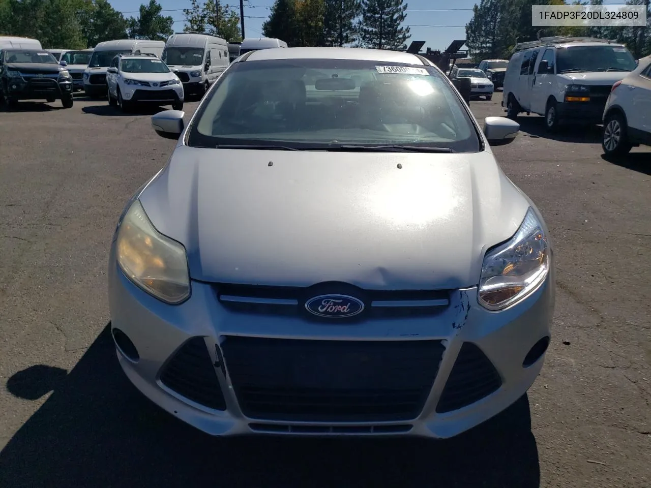 2013 Ford Focus Se VIN: 1FADP3F20DL324809 Lot: 73600014