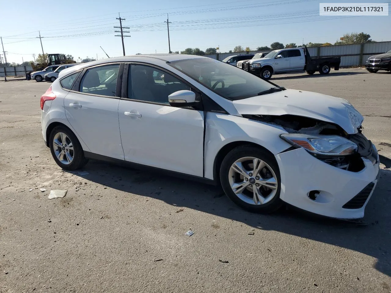 2013 Ford Focus Se VIN: 1FADP3K21DL117321 Lot: 73613424