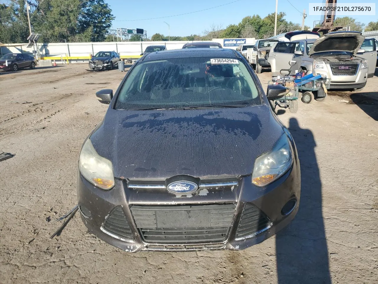 2013 Ford Focus Se VIN: 1FADP3F21DL275670 Lot: 73654294