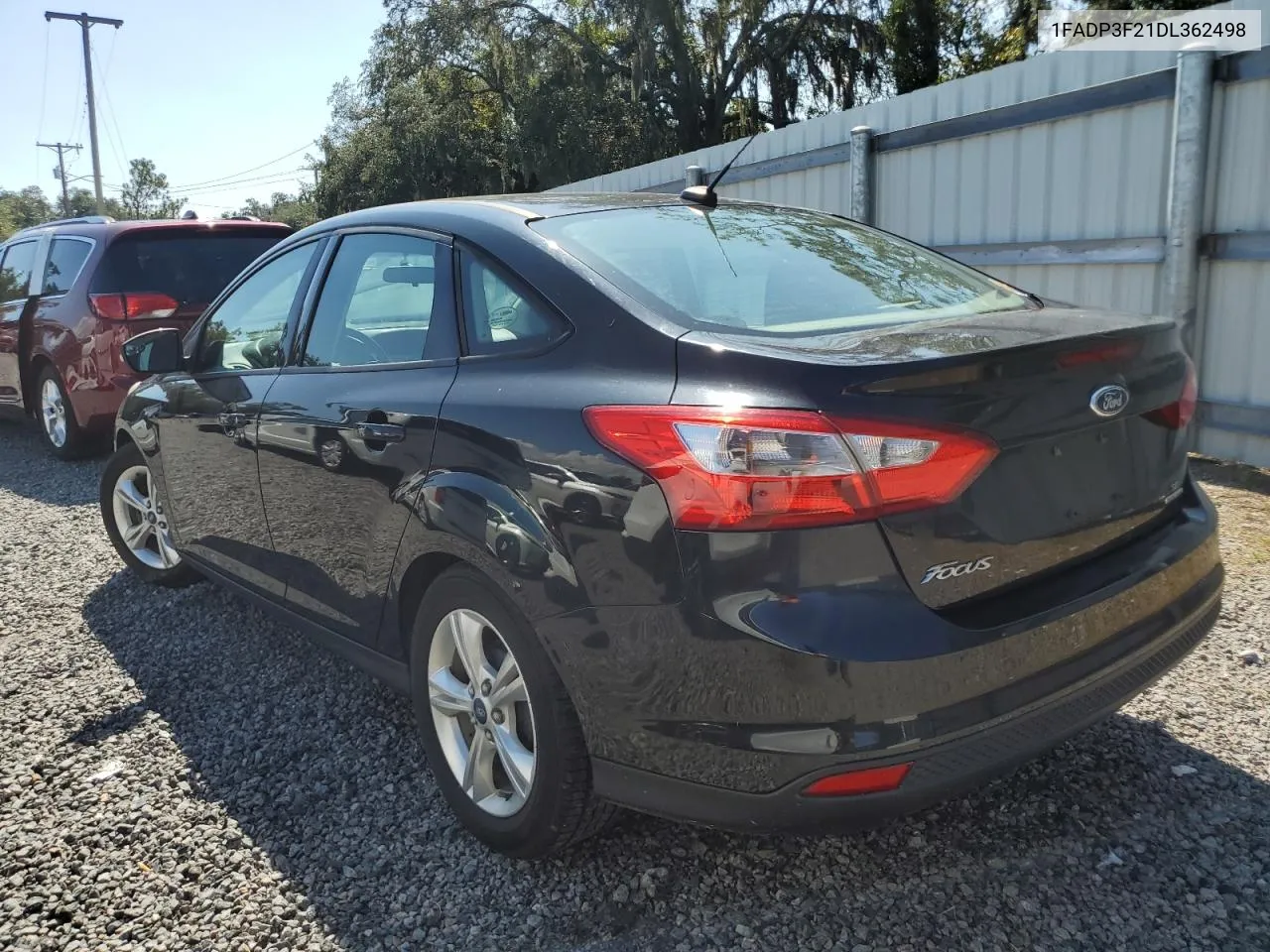 2013 Ford Focus Se VIN: 1FADP3F21DL362498 Lot: 73797834