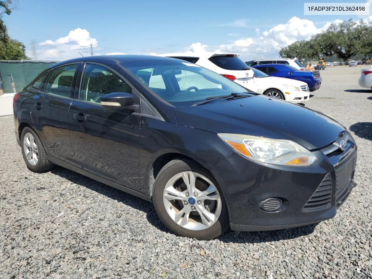 2013 Ford Focus Se VIN: 1FADP3F21DL362498 Lot: 73797834